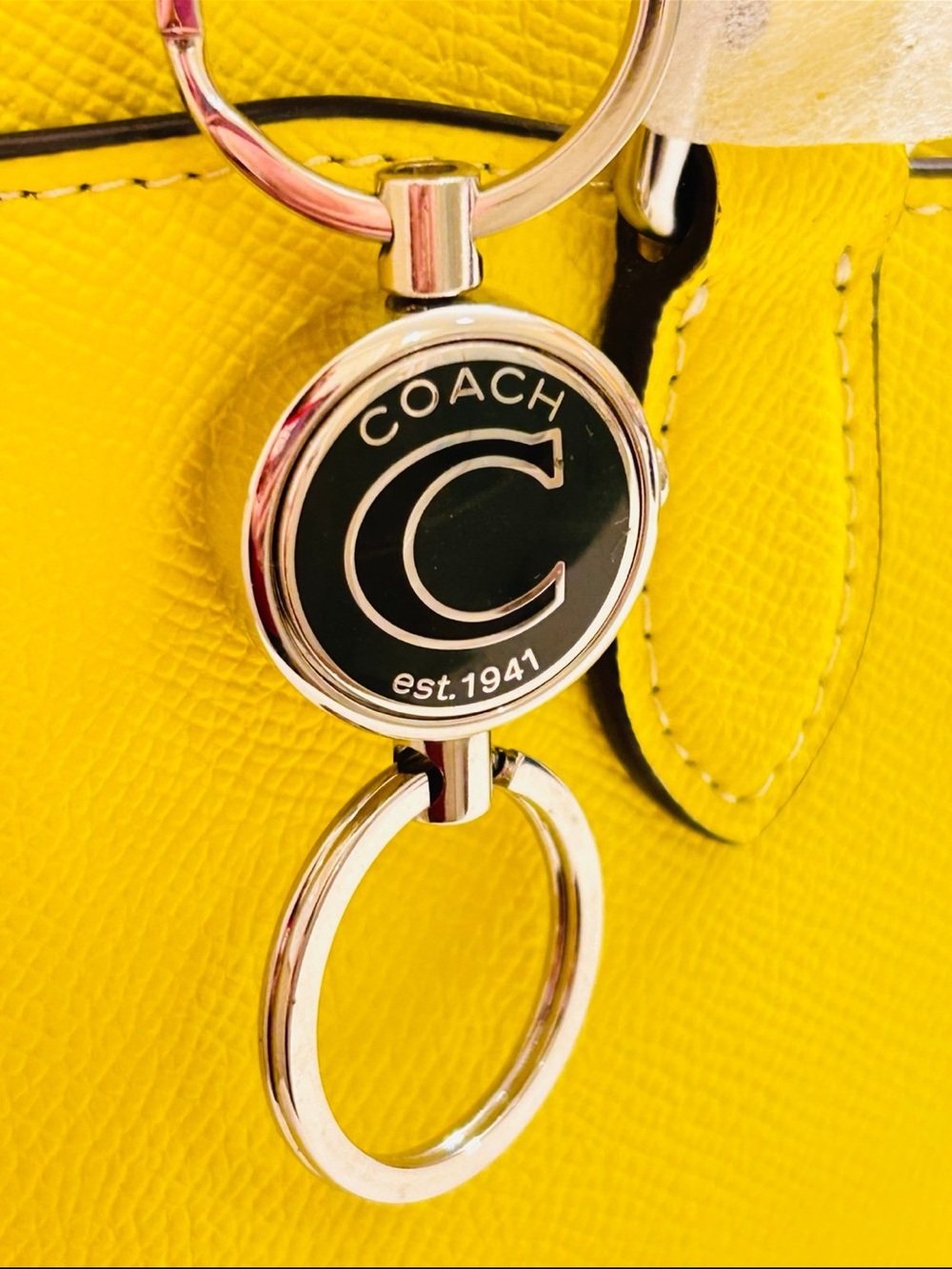 Coach 1941 Valet Keychain/ Bag Charm - Picture 2 of 11